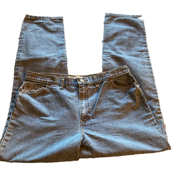 Vintage USA made FADED GLORY 18 TALL High Rise Straight Leg Women's Jeans - Picture 5 of 6